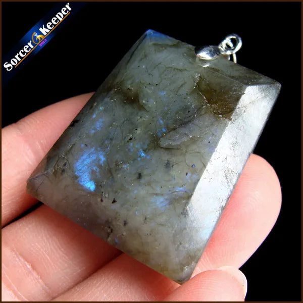 Labradorite Moonstone Quartz Stone Necklace Colares Femininos