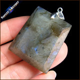 Labradorite Moonstone Quartz Stone Necklace Colares Femininos