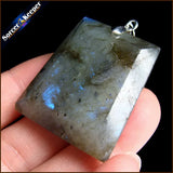 Labradorite Moonstone Quartz Stone Necklace Colares Femininos