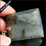 Labradorite Moonstone Quartz Stone Necklace Colares Femininos