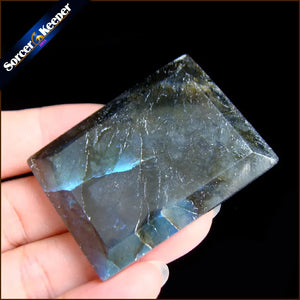 Labradorite Moonstone Quartz Stone Pendant Necklace Colares Femininos
