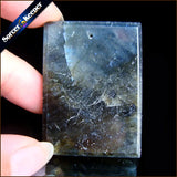 Labradorite Moonstone Quartz Stone Pendant Necklace Colares Femininos