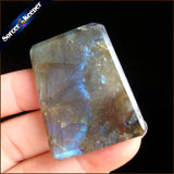 Labradorite Moonstone Quartz Stone Pendant Necklace Colar Feminino KS309