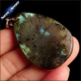 Labradorite Moonstone Pendant Necklace