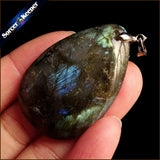 Labradorite Moonstone Pendant Necklace