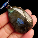 Labradorite Moonstone Pendant Necklace