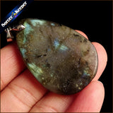 Labradorite Moonstone Pendant Necklace