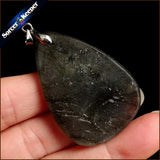 Labradorite Moonstone Quartz Pendant Necklace with Chain