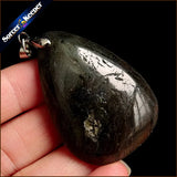 Labradorite Moonstone Quartz Pendant Necklace with Chain