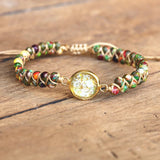 DIY Friendship Orgonite Braided Bracelet Boho Yoga Beaded