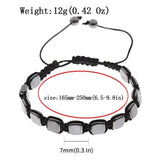 Magnetic Hematite Stone Therapy Bracelet for Weight Loss