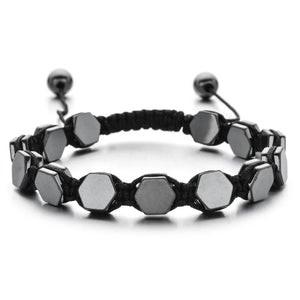 Magnetic Hematite Stone Therapy Bracelet for Weight Loss