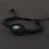Turquoise Charm Bracelets Adjustable Macrame Bangles
