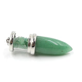 Pink Quartz Healing Crystal Necklace Pendant Amethysts Bullet Shape