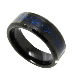 Wedding Anniversary Logos Tungsten Ring
