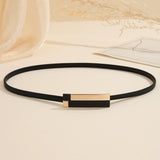 Women Metal Belt Spring Waist Belt Elastic Waistband Dress Decoration