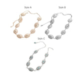 Women Metal Oval Chain Belt Boho Style Graduation Gift with Buckle