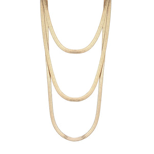 Layer Long Chains Necklace Mix Sweater Necklace Female Collier