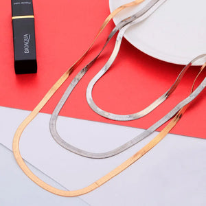 Layer Long Chains Necklace Mix Sweater Necklace Female Collier