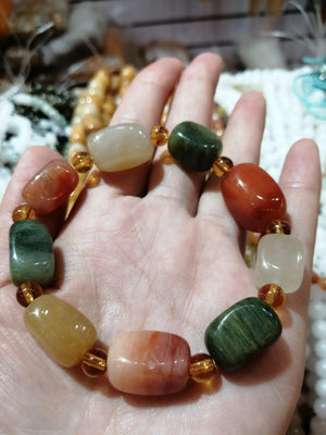 Colorful Agate Beads Bracelet for Women