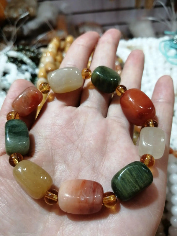 Colorful Agate Beads Bracelet for Women