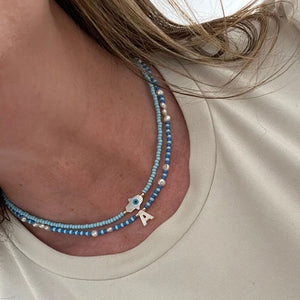 Women Pearl Bead Choker Necklace Steampunk Jewelry