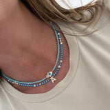Women Pearl Bead Choker Necklace Steampunk Jewelry