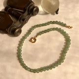 Women Jade Choker Necklace Collar Bohemia Jewelry