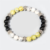 Malachites Aquamarine Beads Bracelet Elastic Charm Bracelets