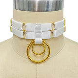 Women Neck Ring Multicolor Adjustable Elastic Harness Collar Jeweiry