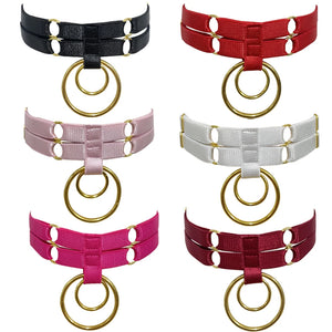 Women Neck Ring Multicolor Adjustable Elastic Harness Collar Jeweiry