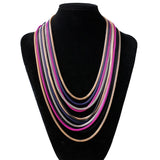 Vintage Multi-layer Beaded Long Necklace