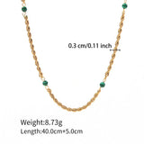 Adjustable Women's Beaded Necklace Choker Pendant