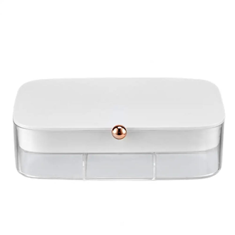Clear Texture Necklace Box - Jewelry Organizer
