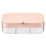 Clear Texture Necklace Box - Jewelry Organizer