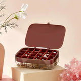 Clear Texture Necklace Box - Jewelry Organizer