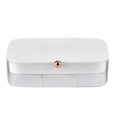 Clear Texture Necklace Box - Jewelry Organizer