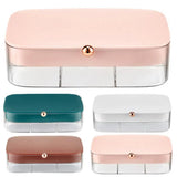 Clear Texture Necklace Box - Jewelry Organizer