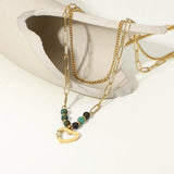 Double Layer Women Necklace Choker Holiday Jewelry