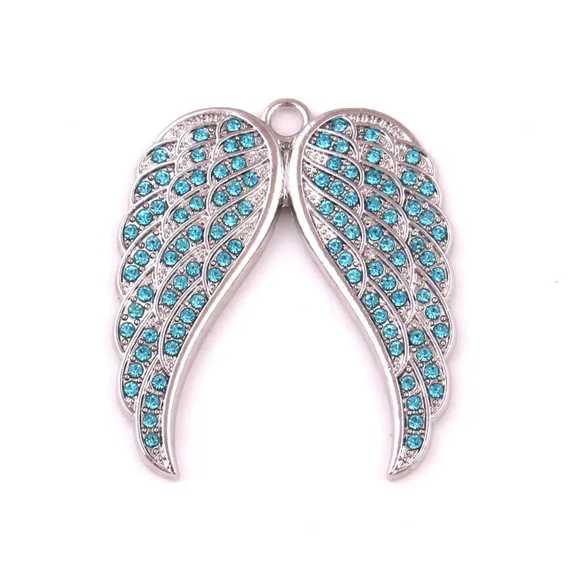 Women Necklace Pendant Archangel Wing Romantic Letter Pendant