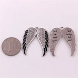 Women Necklace Pendant Archangel Wing Romantic Letter Pendant
