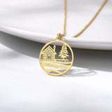 Women Necklace Pendant Girl Chain Tree YCCN