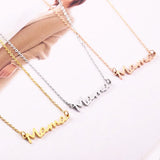 Letter Women Necklace Pendant CCN005