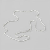 925 Sterling Silver Necklace for Women Choker Jewelry Birthday Gift