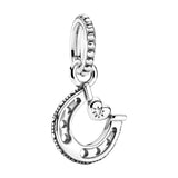 Silver 925 Necklaces Pendants Punk Band Ball Daisy Flower Dog Queen Bee Crown