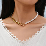 Vintage Punk Choker Necklace Chunky Chain Jewelry