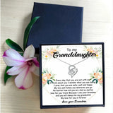 Granddaughter Gift from Grandma Necklace Choker Jewelry