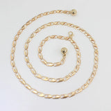 Women Metal Hook Adjustable Waist Chain All-Match Decorative Dress Belt