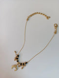 Women Summer Gemstone Anklet Chain Foot Jewelry