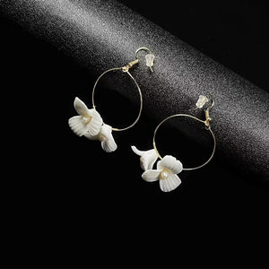 Women Pearl Ceramic Hair Pins Head Jewelry Accessories